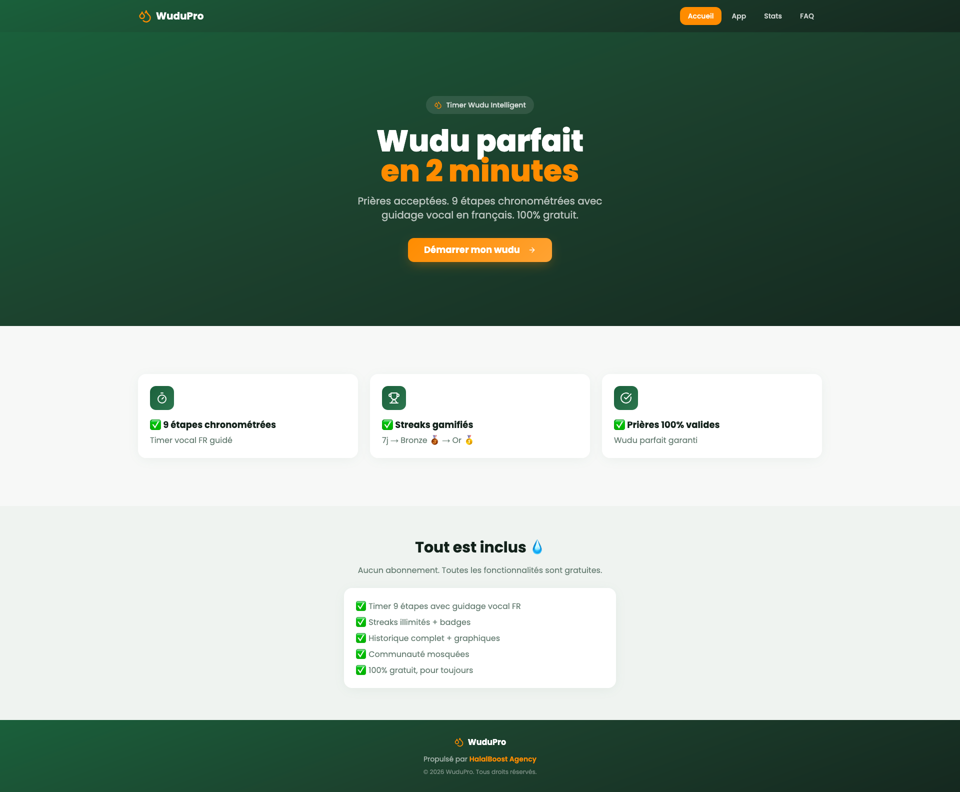 Capture complète du site WuduPro.fr